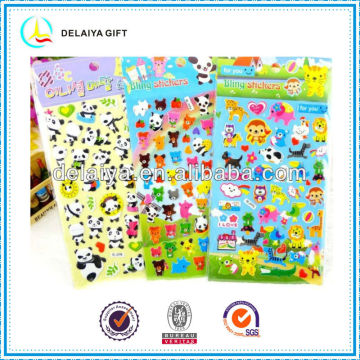 Lovely bear puffy stickers for kids